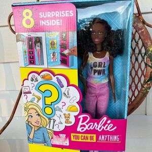Barbie Surprise Career Doll - Curly Hair